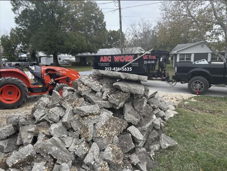 ABC Work debris clearing