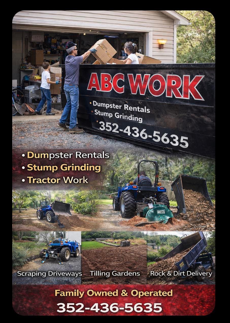 ABC Work dumpster loading services
